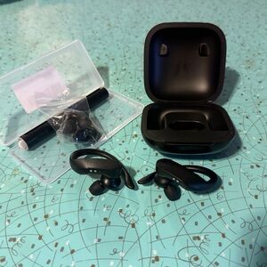 Beats Powerbeats Pro Right Earbud Working + Left Dead w/ Case & Extras